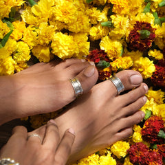 Giva silver toe ring - 925 Silver Jewellery Meera Jaipur