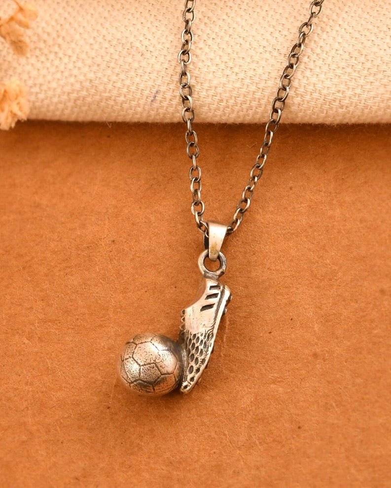 Goal Pendant - 925 Silver Jewellery Meera Jaipur