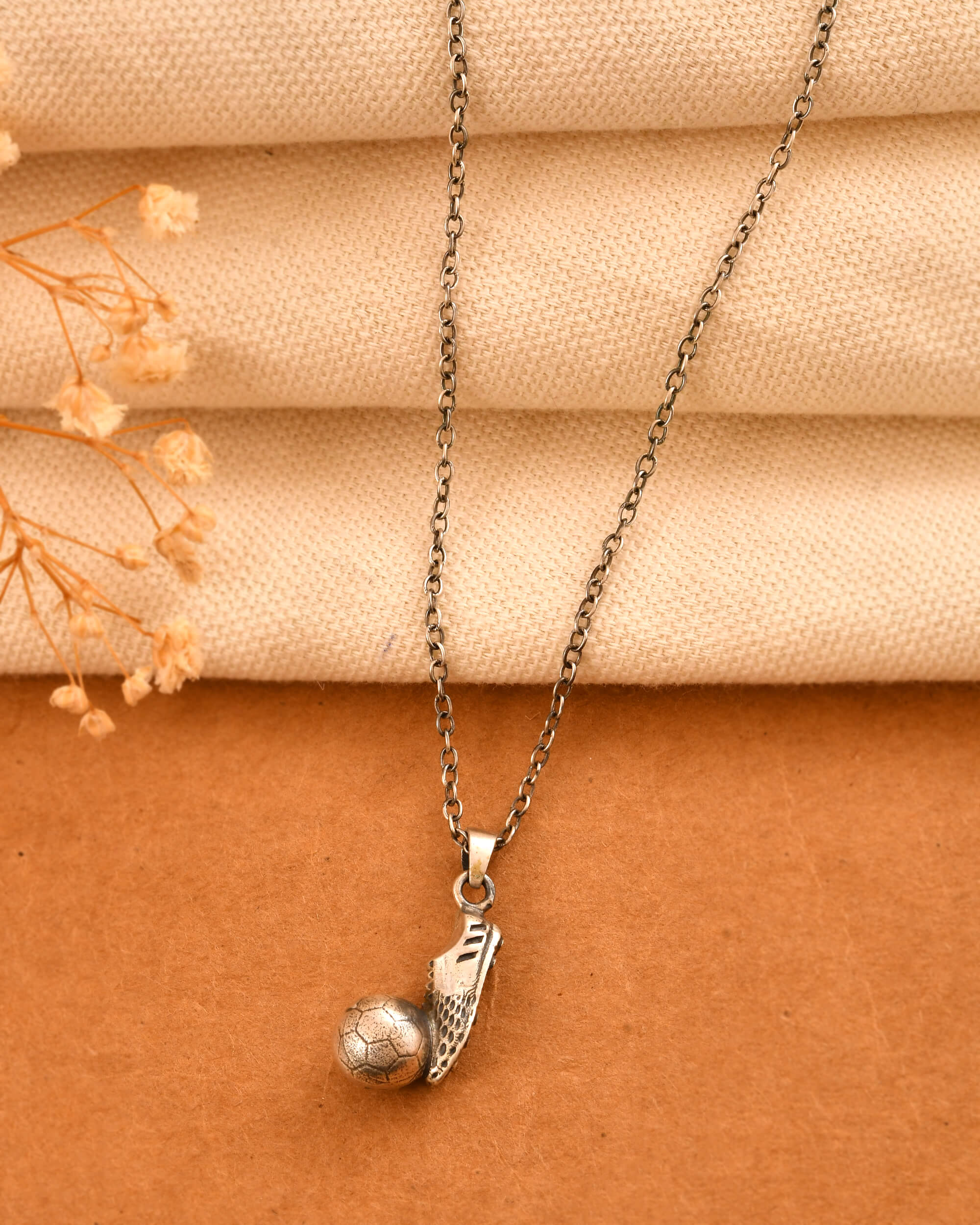 Goal Pendant - 925 Silver Jewellery Meera Jaipur