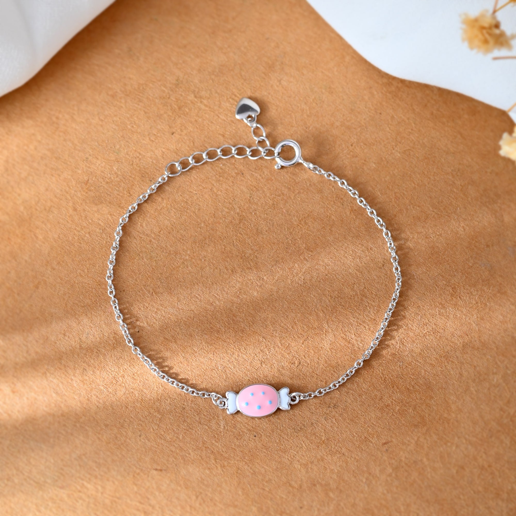 Gummy baby silver bracelet - 925 Silver Jewellery Meera Jaipur