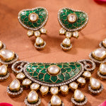 Haryal Silver Necklace Set 925 sterling silver meera jaipur