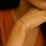 High Polish Plain Chudi Bangle - 925 Silver Jewellery Meera Jaipur