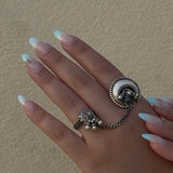 Gunjan silver ring
