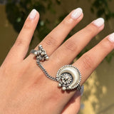 Gunjan silver ring