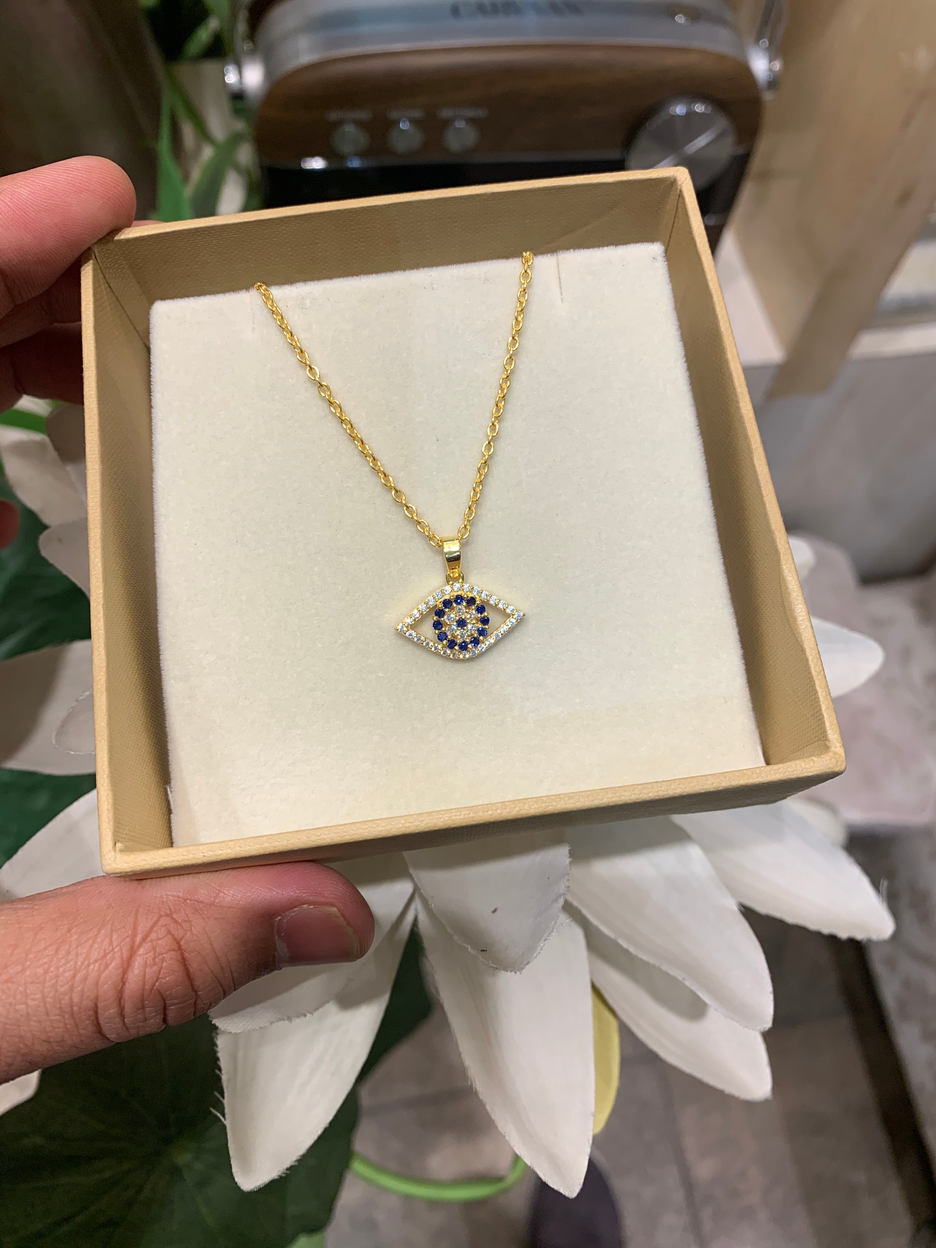 Evil Eye Necklace - 925 Silver Jewellery Meera Jaipur