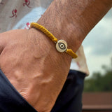 Evil eye Silver rakhi