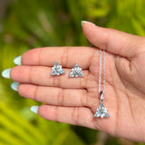 Aquaflora Petal Silver Set
