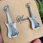 Guitar silver studs - 925 Silver Jewellery Meera Jaipur