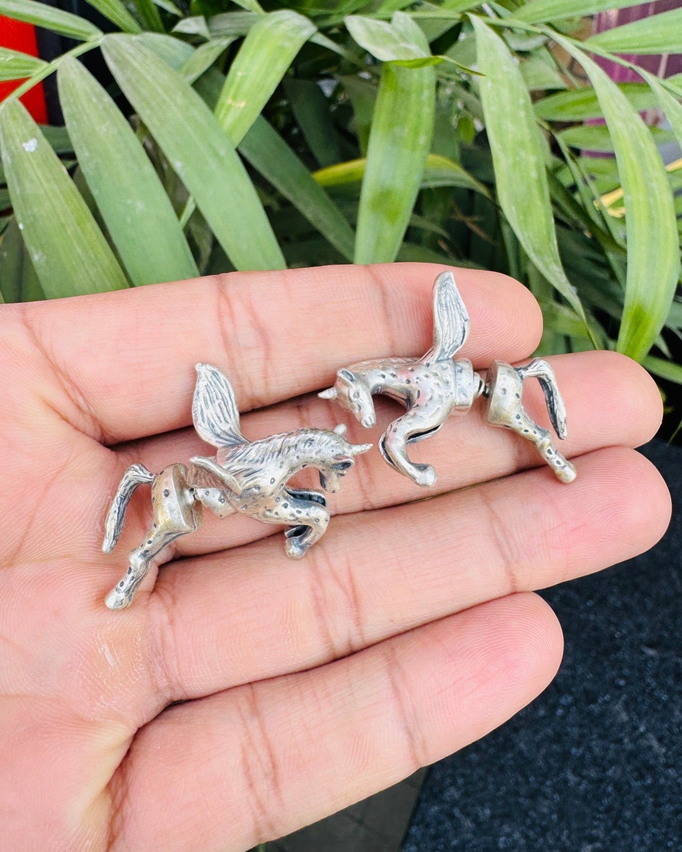 Fulhari silver studs - 925 Silver Jewellery Meera Jaipur