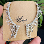 Pearl silver cuff - 925 Silver Jewellery Meera Jaipur