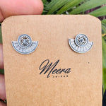 lavina silver studs - 925 Silver Jewellery Meera Jaipur
