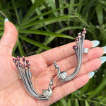 Peacock Earring Cuff - 925 Silver Jewellery Meera Jaipur
