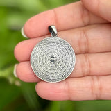 Ram silver pendant