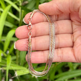 Multi-Strand Harmony Silver Bracelet