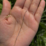 Wavy Silver Anklet