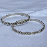 Rava Silver Bangle