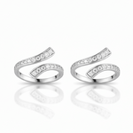 Infinity Glow Toe Ring - 925 Silver Jewellery Meera Jaipur