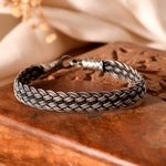 Interweave Silver Bracelet - 925 Silver Jewellery Meera Jaipur