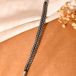 Interweave Silver Bracelet - 925 Silver Jewellery Meera Jaipur