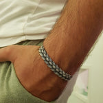 Interweave Silver Bracelet - 925 Silver Jewellery Meera Jaipur