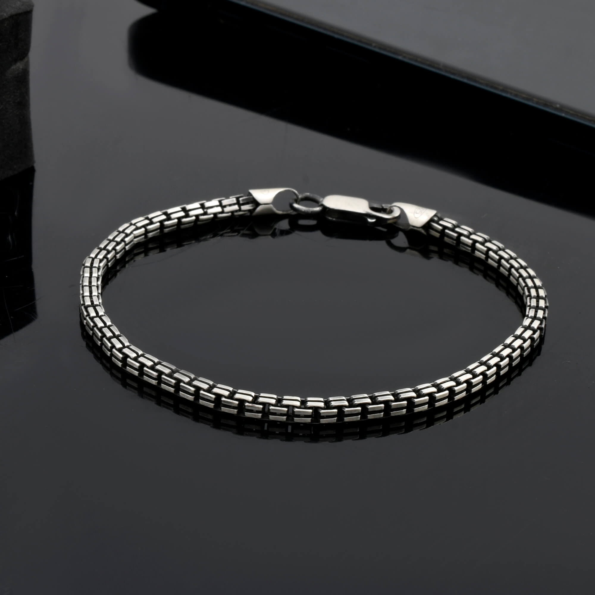 Italian Silver Bracelet - 925 Silver Jewellery Meera Jaipur
