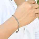 Italian Silver Bracelet - 925 Silver Jewellery Meera Jaipur
