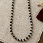 Karungali Silver Mala - 925 Silver Jewellery Meera Jaipur