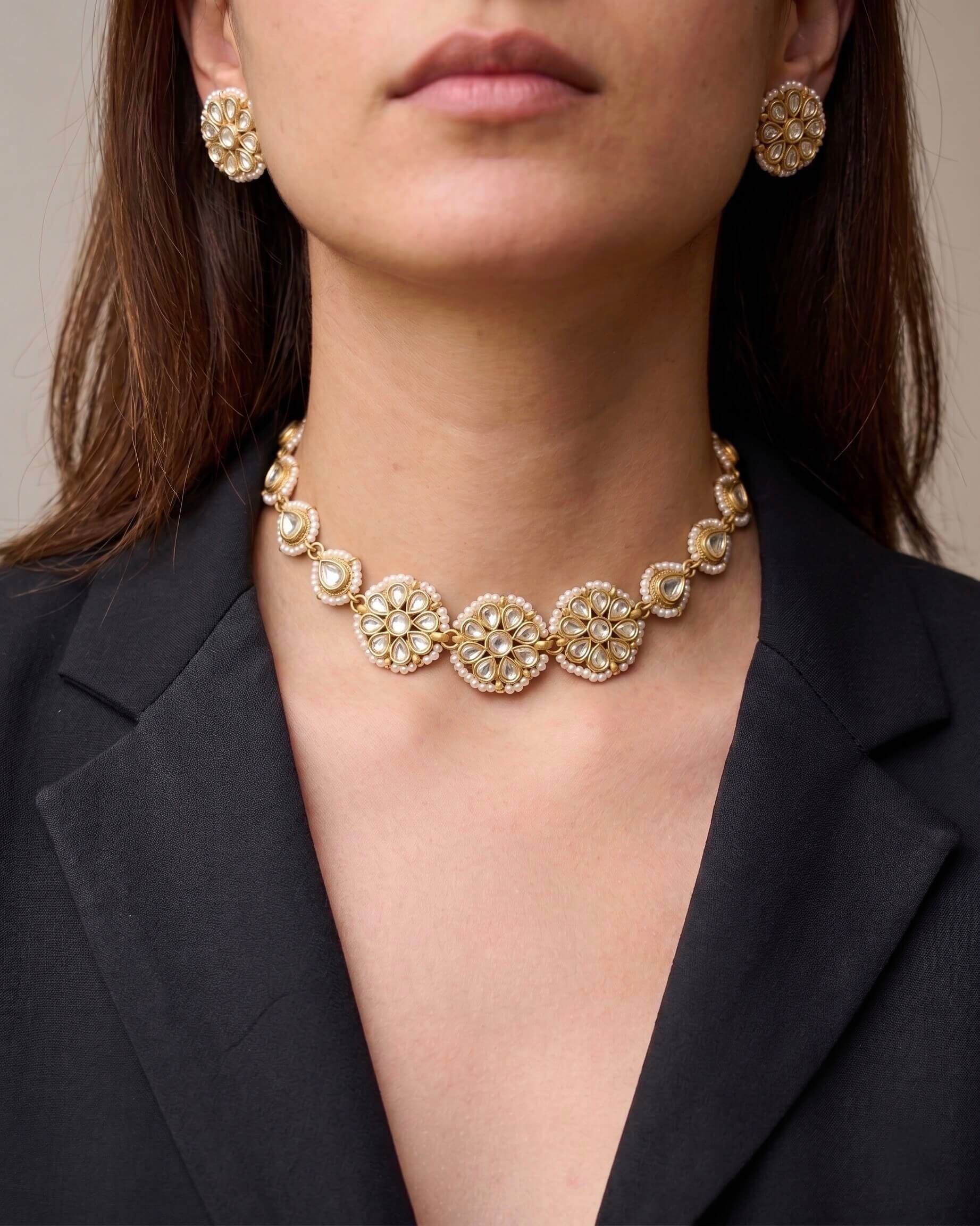 Kavita Silver Chokar Set 925 sterling silver meera jaipur