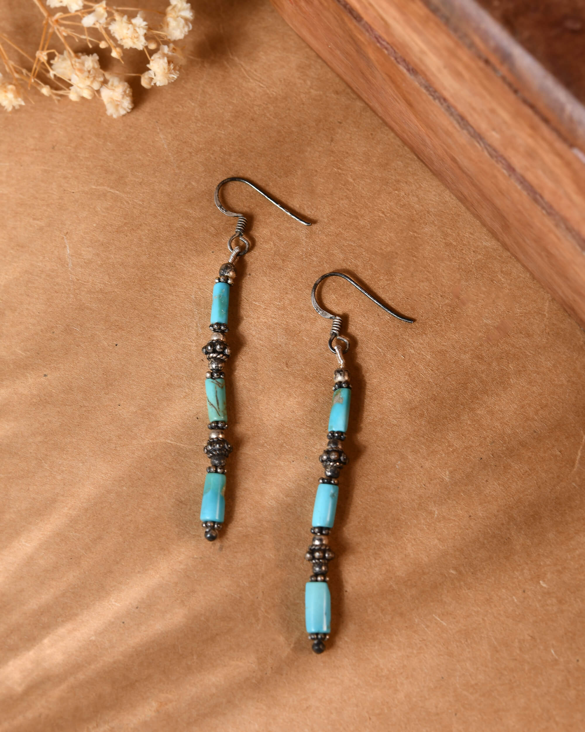 Kavya Silver Earrings 925 sterling silver meera jaipur
