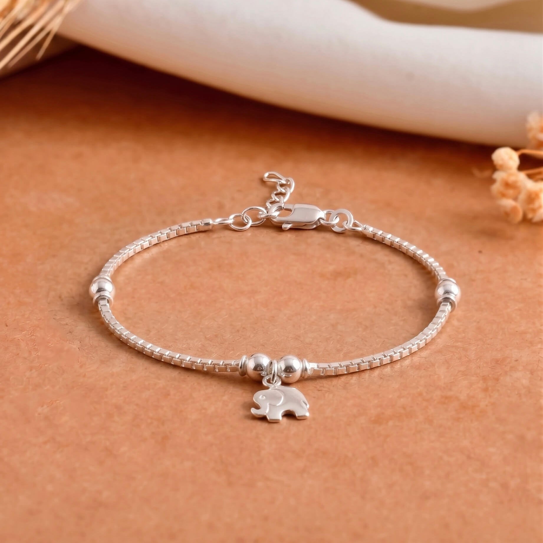 Kiya Silver Baby Anklet 925 sterling silver meera jaipur