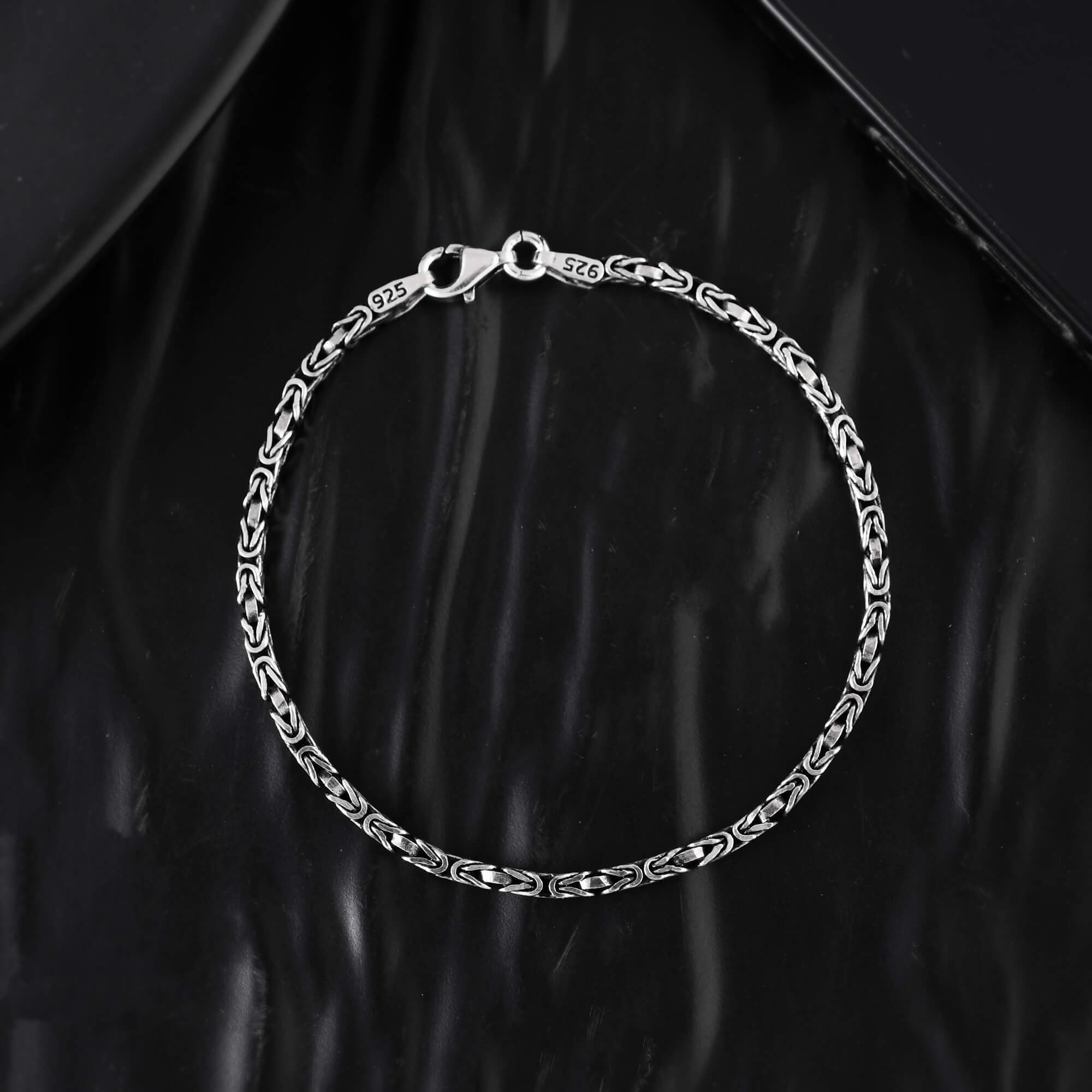 Knight Italian Silver Bracelet - 925 Silver Jewellery Meera Jaipur