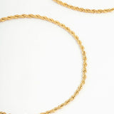 Rope chain Silver anklet