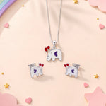 Lucky Elephant Set 925 sterling silver meera jaipur