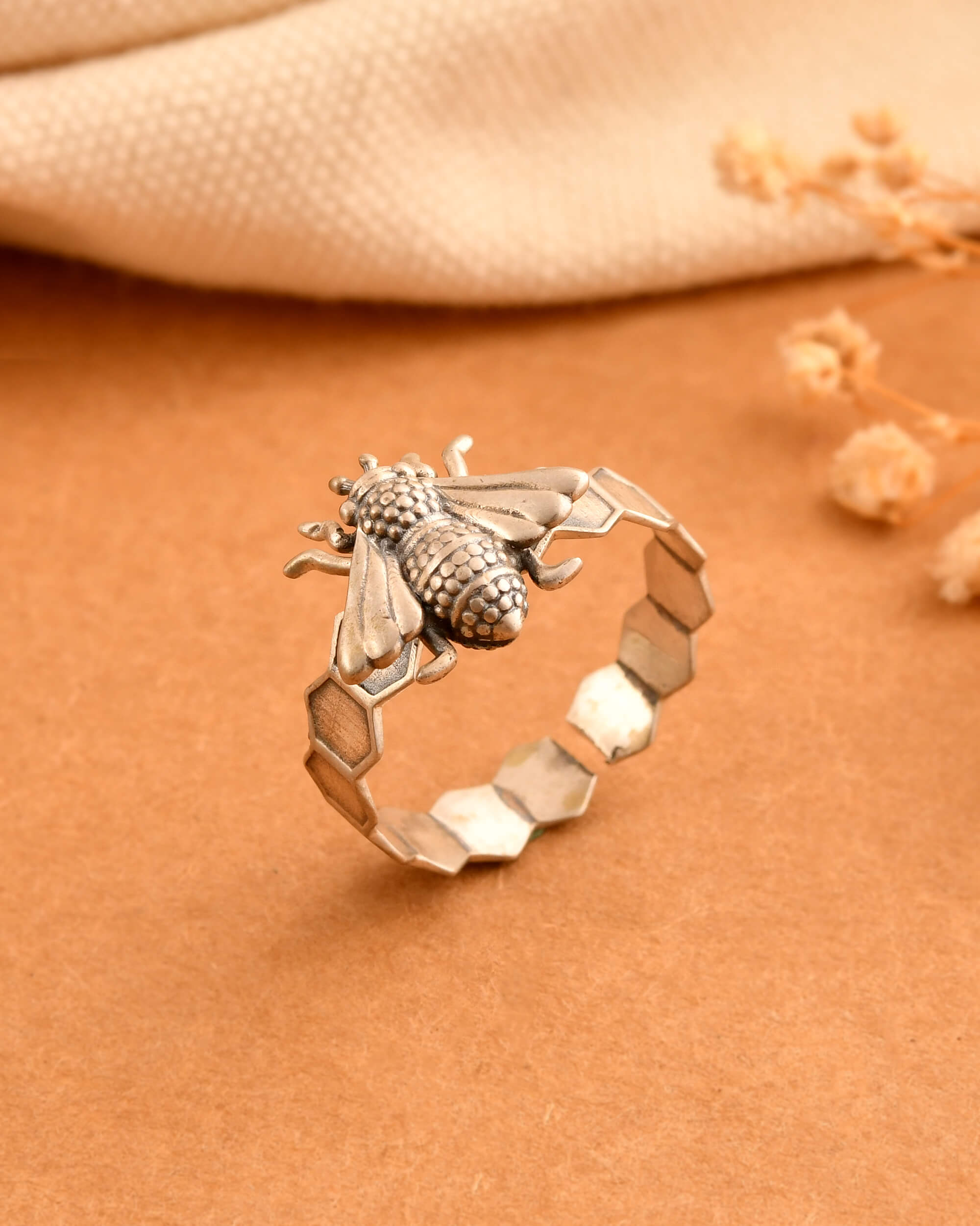 Madhu Silver Ring - 925 Silver Jewellery Meera Jaipur
