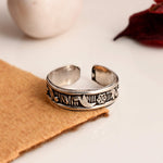 Mae silver toe ring 925 sterling silver meera jaipur