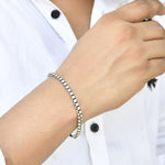 Mani Mens silver bracelet - 925 Silver Jewellery Meera Jaipur