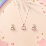 Marie the Kitty Set 925 sterling silver meera jaipur