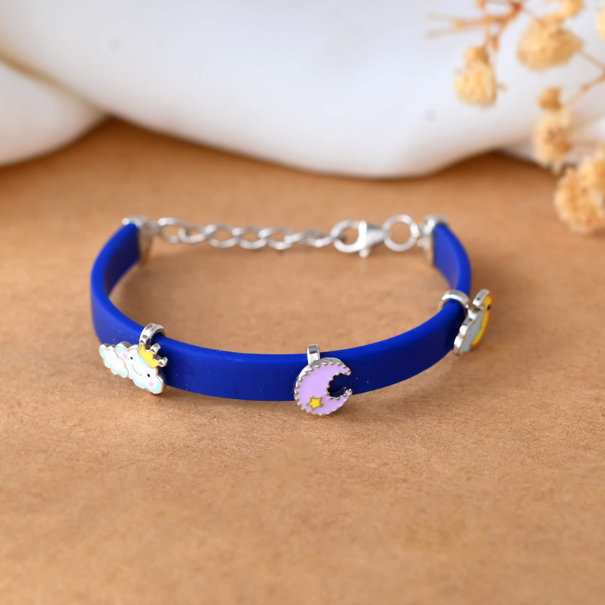 Marshmallow baby silver bracelet - 925 Silver Jewellery Meera Jaipur