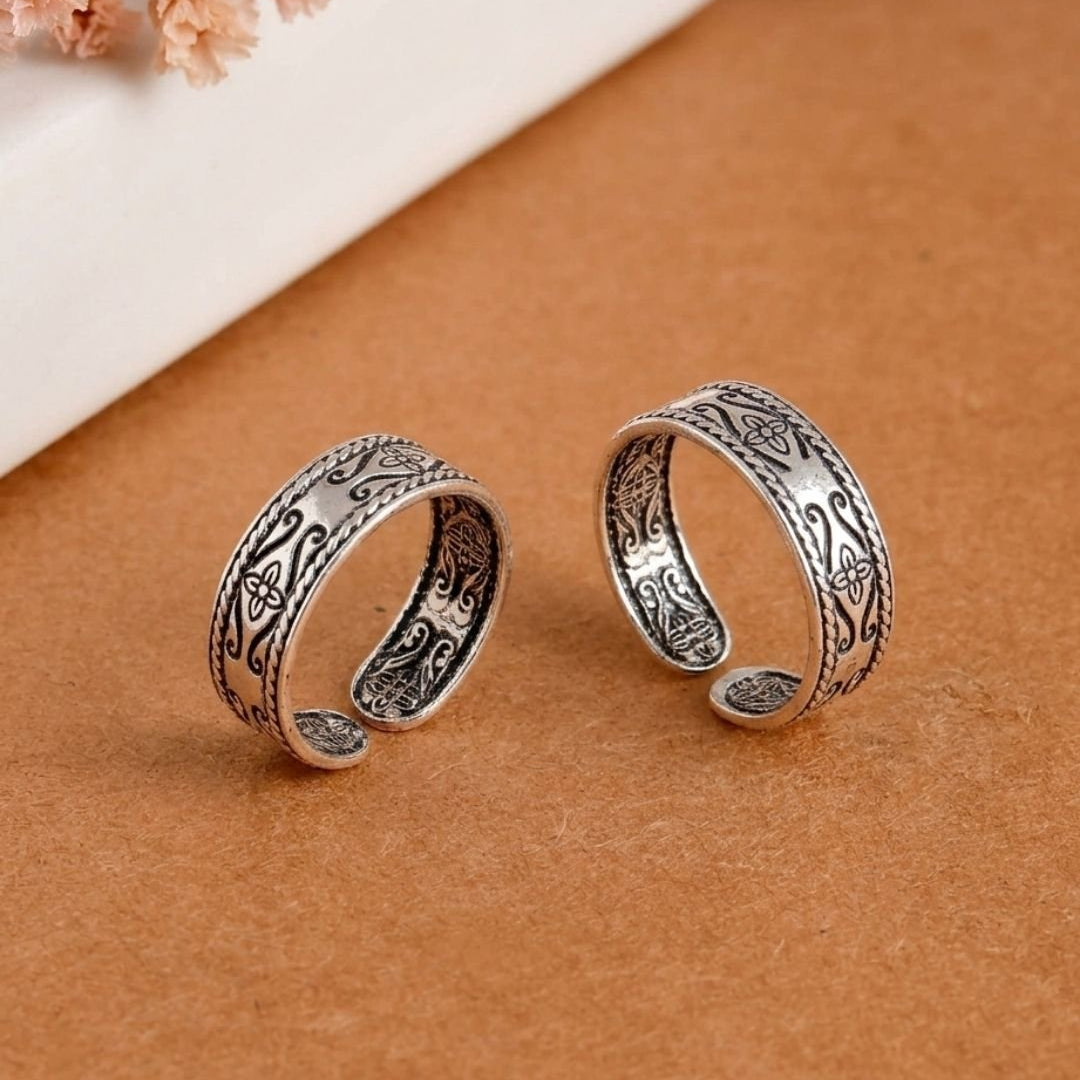 Meera Toe Ring 925 sterling silver - meera jaipur