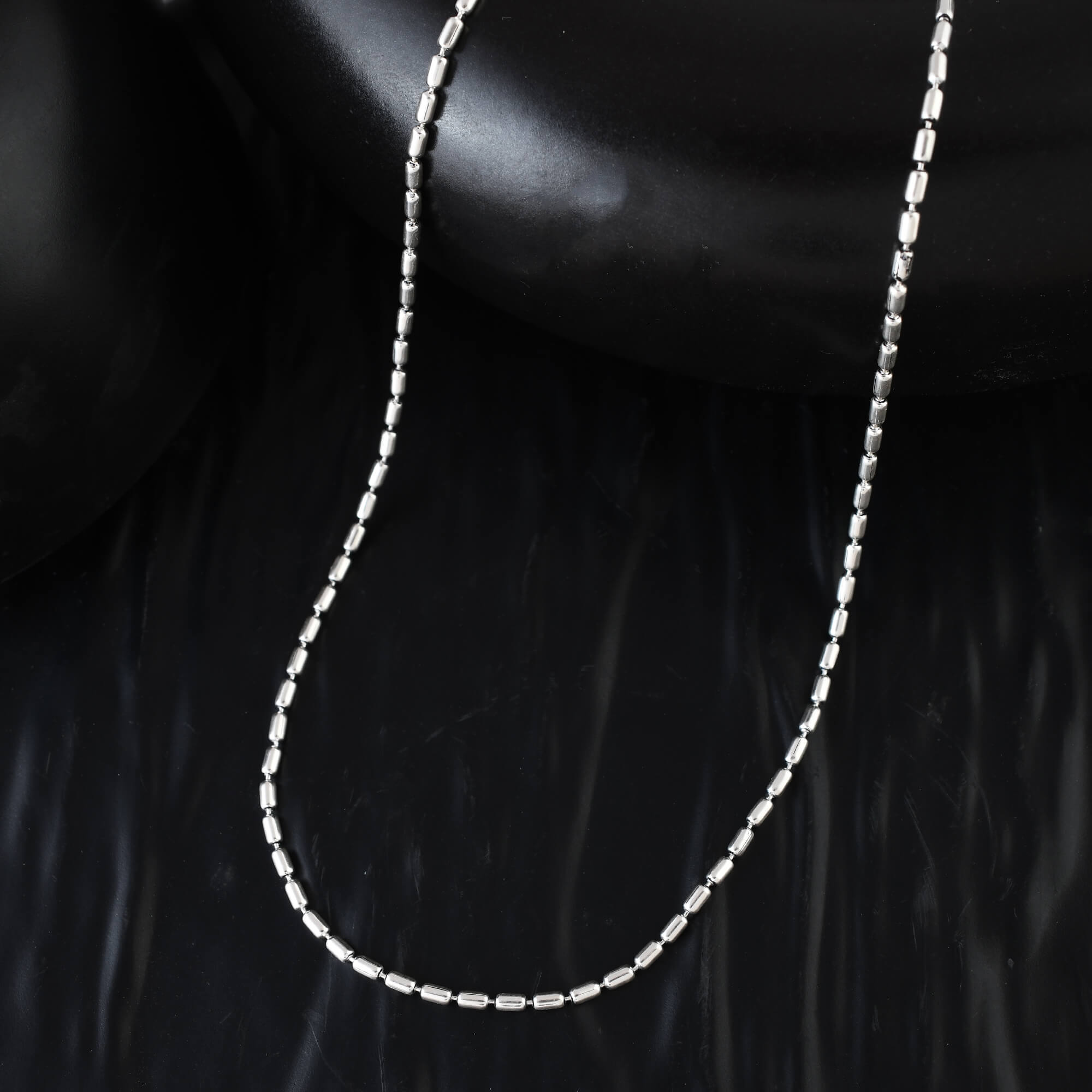 Mens silver Faro chain - 925 Silver Jewellery Meera Jaipur