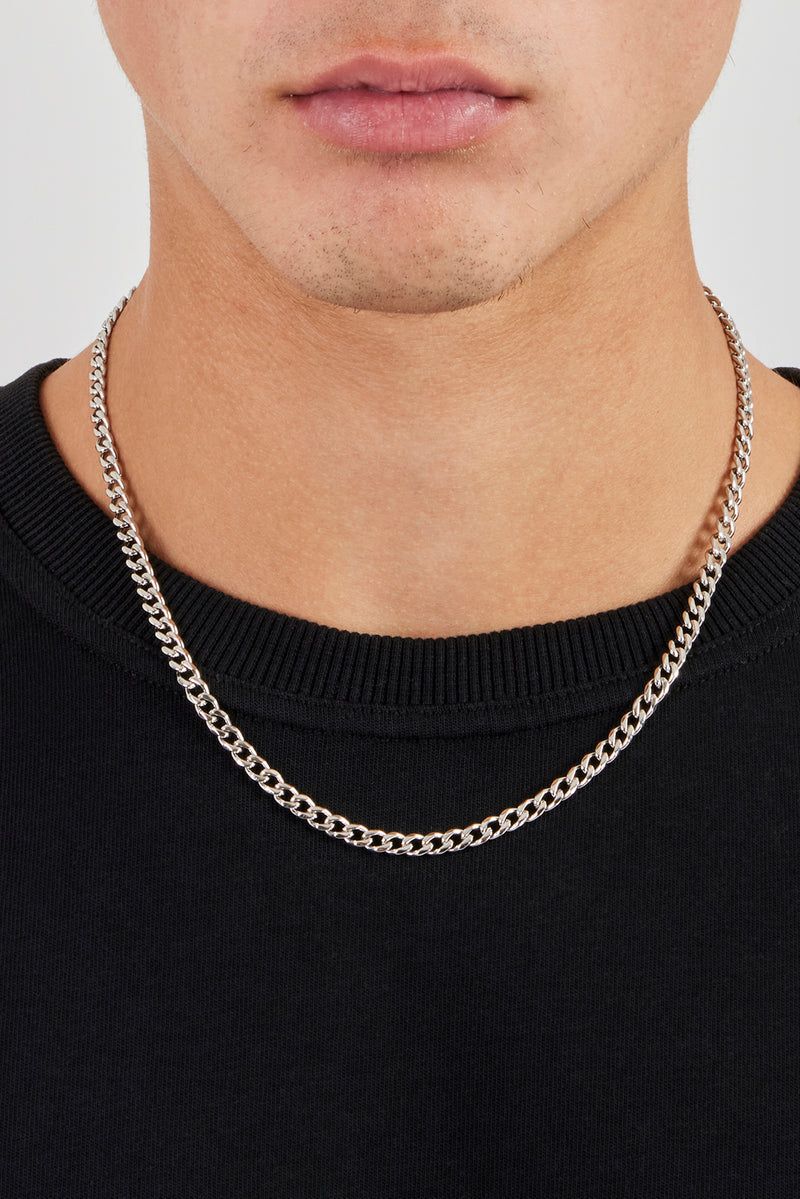 Mens silver cuban chain - 925 Silver Jewellery Meera Jaipur