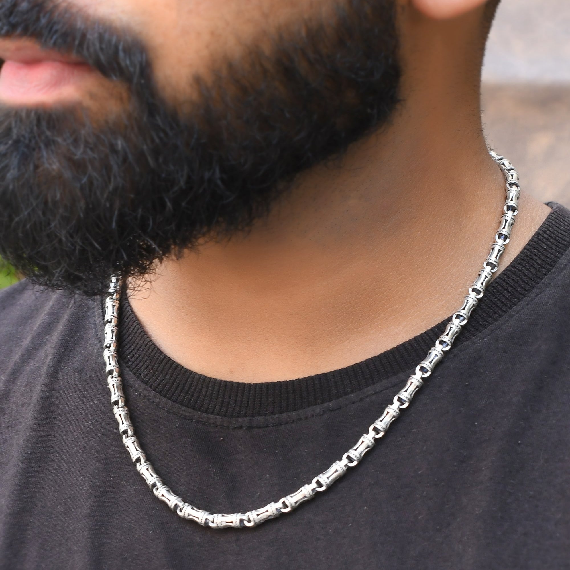 Mens sterling silver Italian chain - 925 Silver Jewellery Meera Jaipur