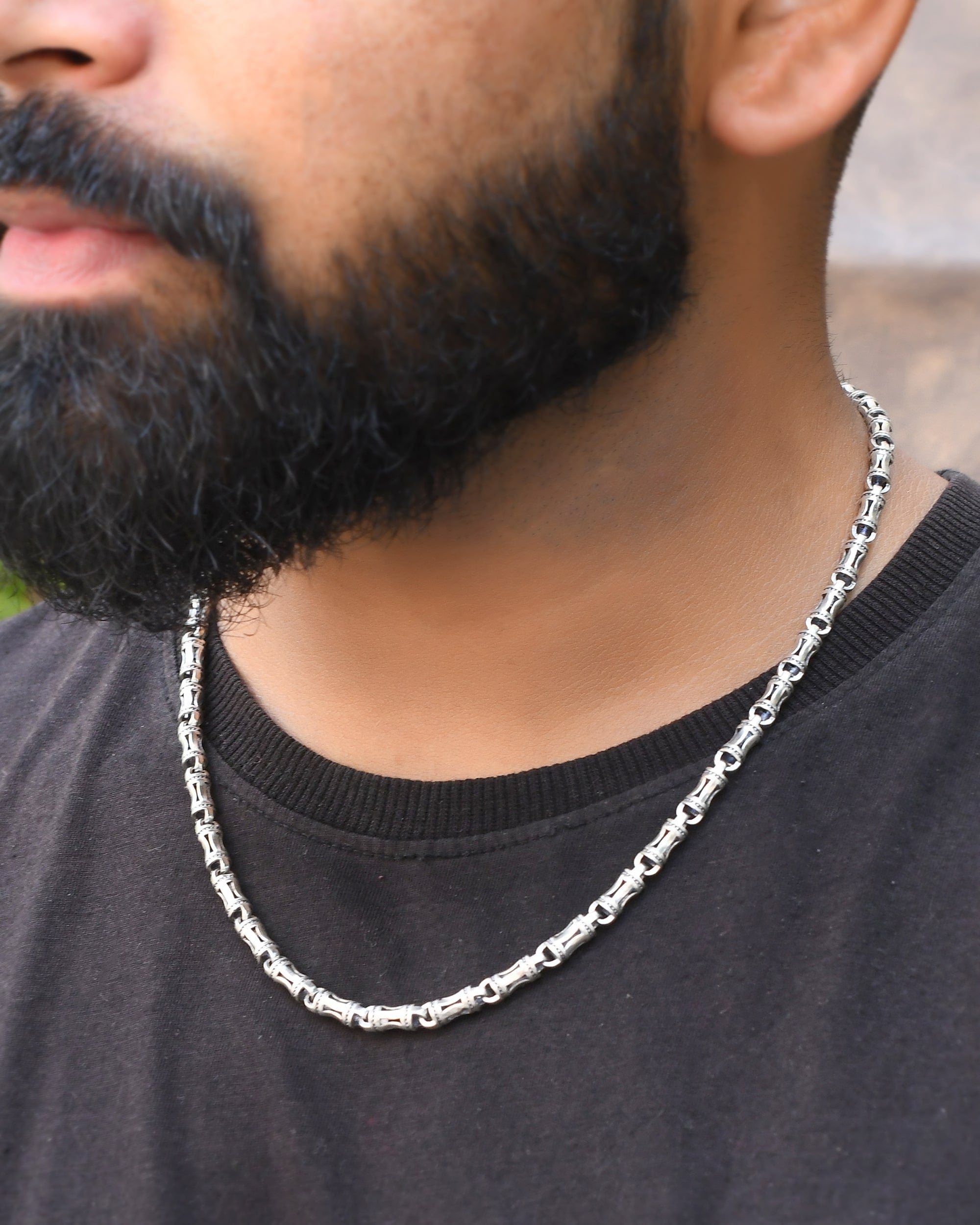 Mens sterling silver Italian chain - 925 Silver Jewellery Meera Jaipur