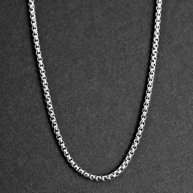 Mens sterling silver box chain - 925 Silver Jewellery Meera Jaipur