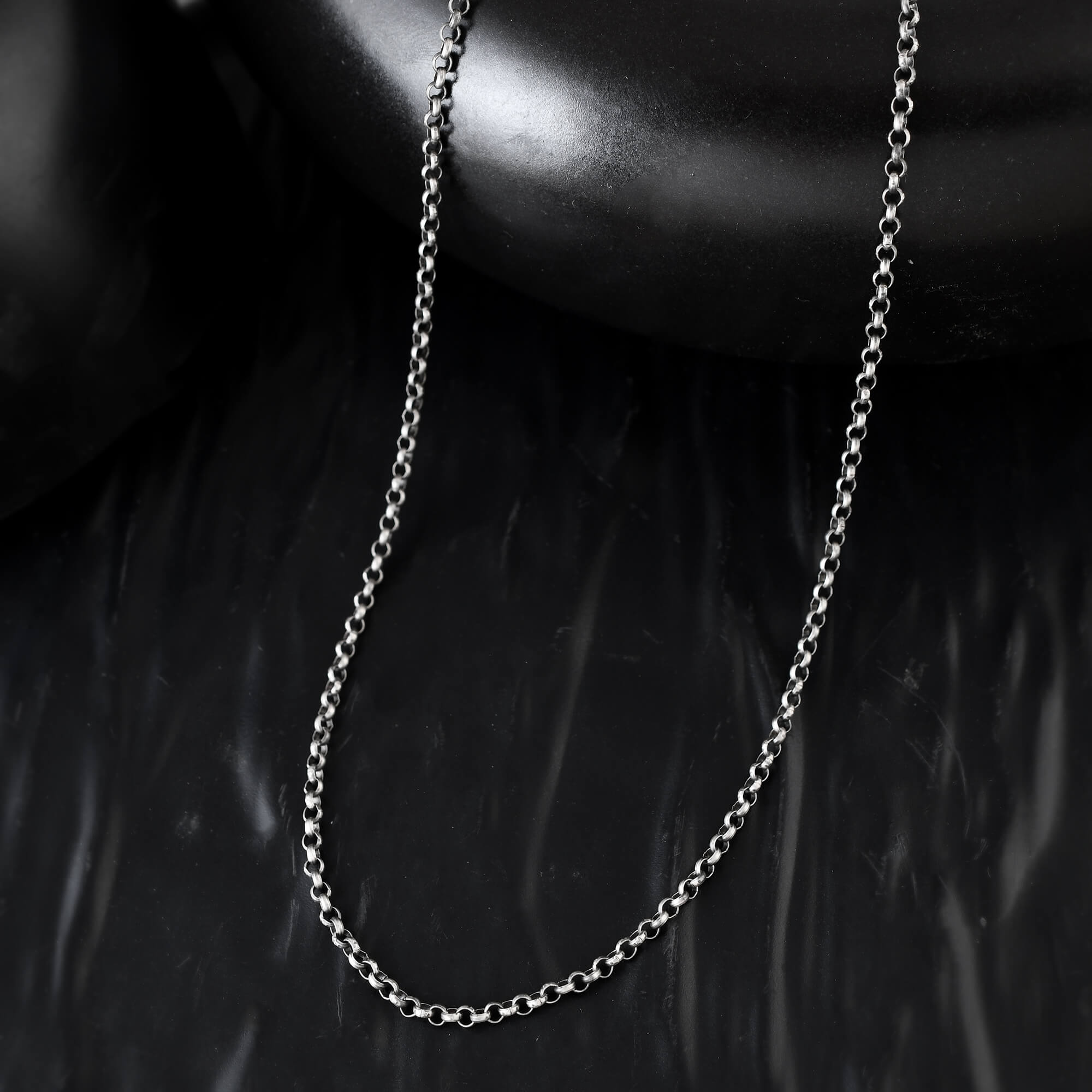 Mens sterling silver link chain - 925 Silver Jewellery Meera Jaipur