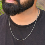 Mens sterling silver link chain - 925 Silver Jewellery Meera Jaipur