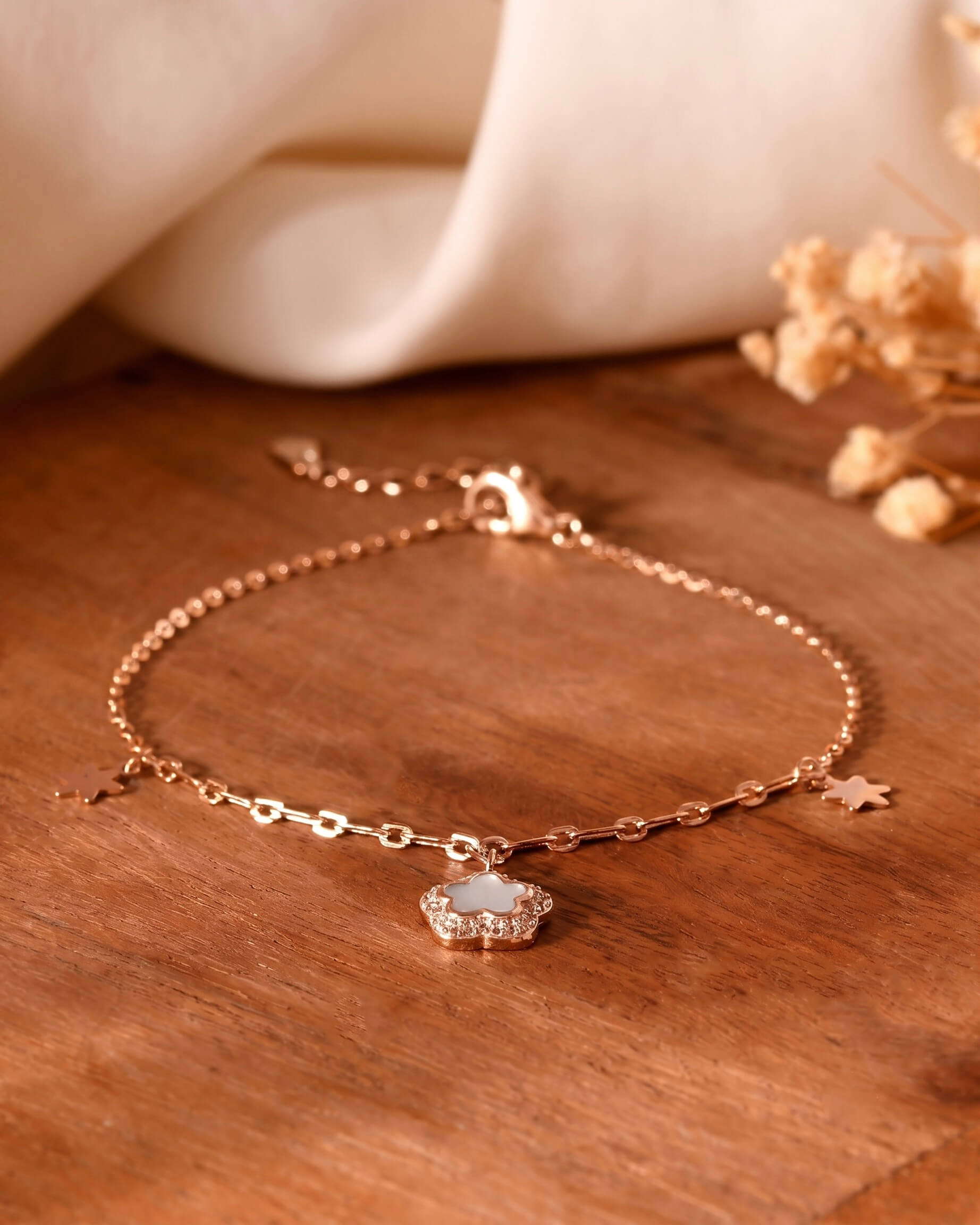 Minimal Star Bracelet - 925 Silver Jewellery Meera Jaipur