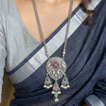 Mor Necklace 925 sterling silver meera jaipur