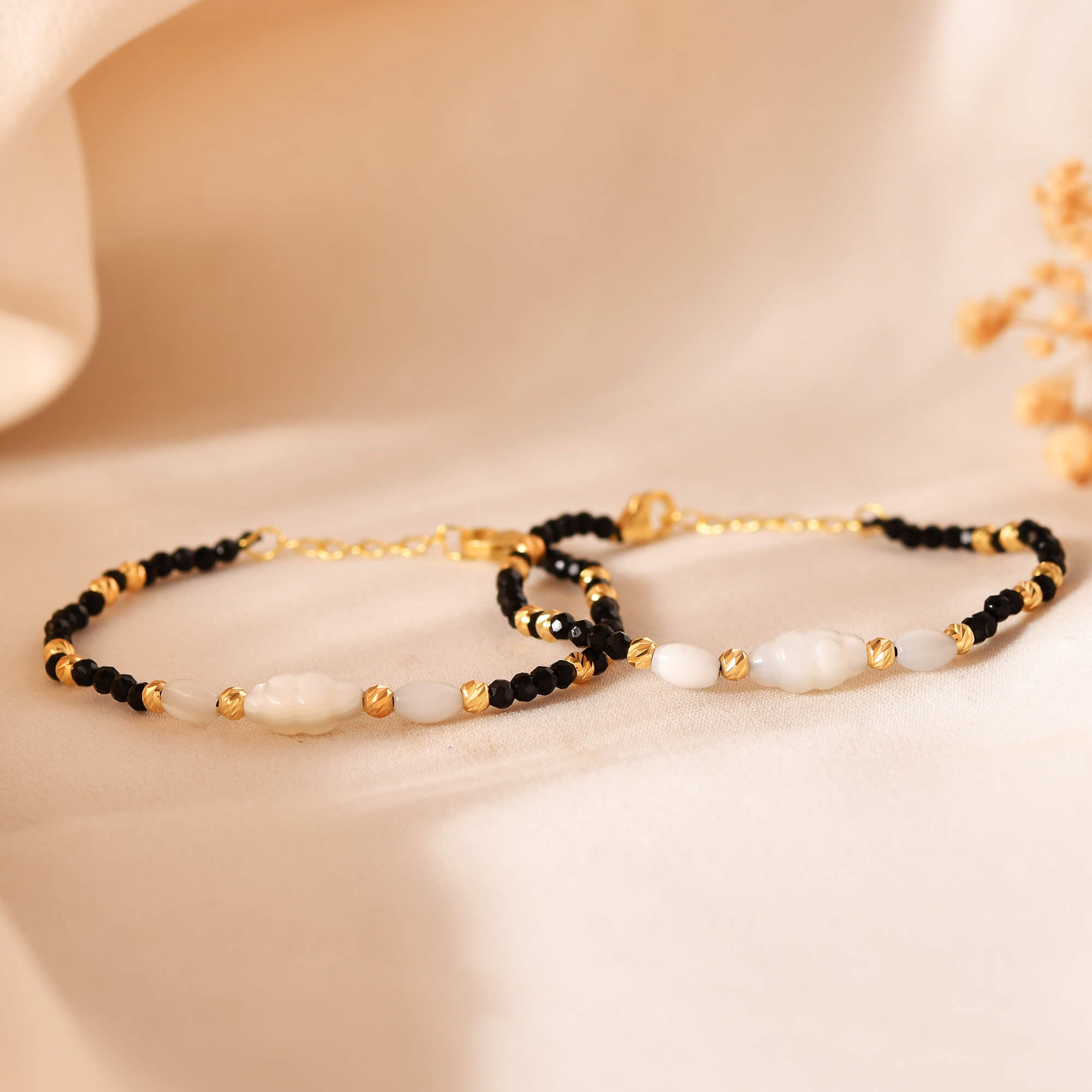 Nazar Raksha silver bracelet - 925 Silver Jewellery Meera Jaipur