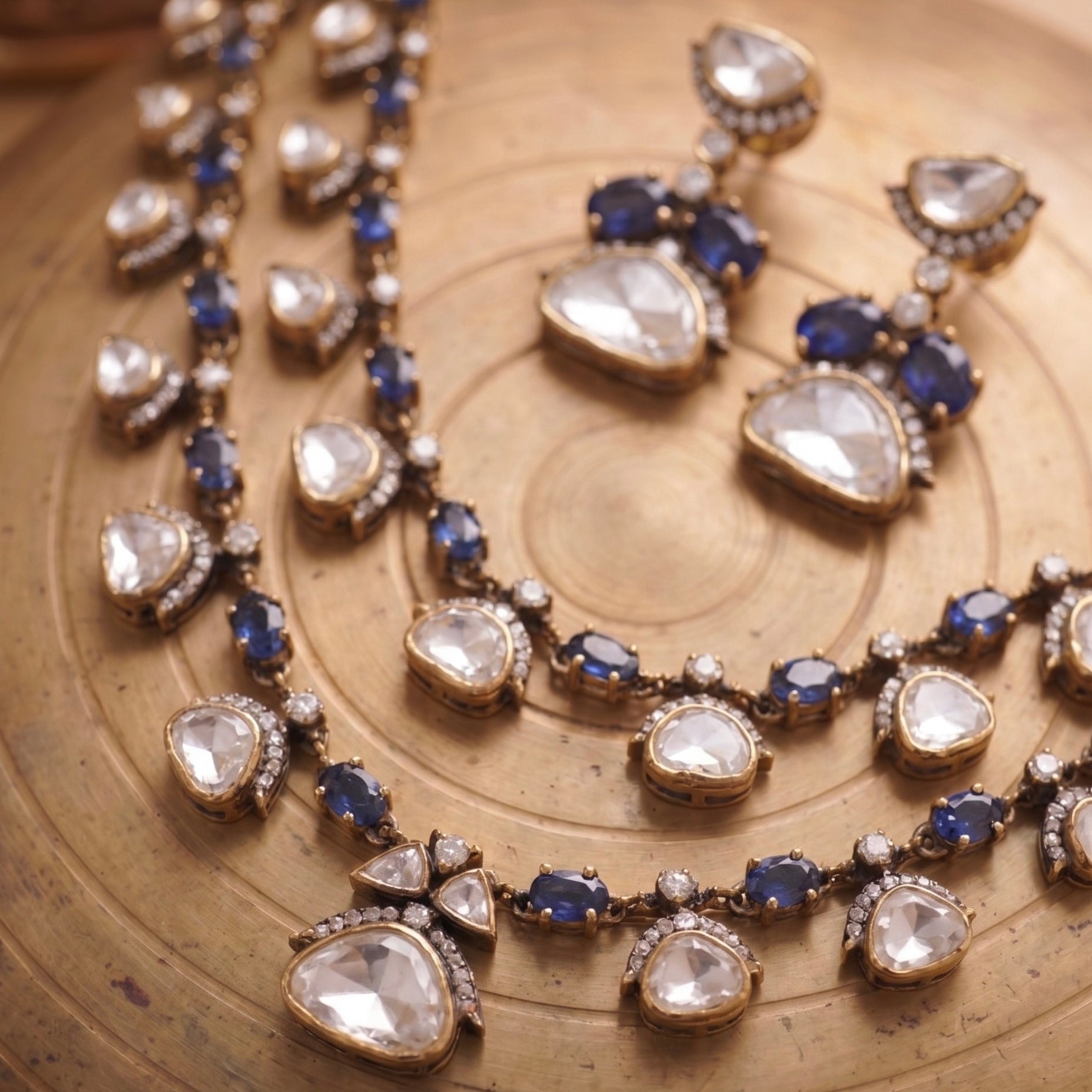 Neel Silver Necklace Set 925 sterling silver meera jaipur